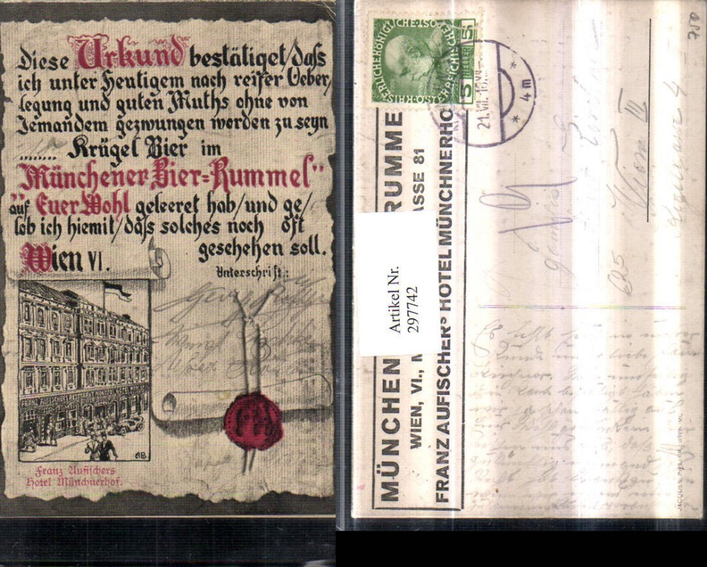 Alte Ansichtskarte – Old Postcard