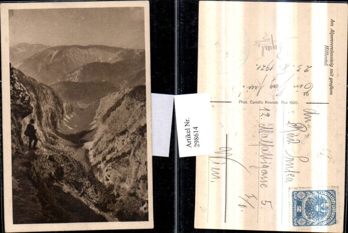 298614,Rax Großes Höllental Alpenvereinsteig Bergkulisse b. Schwarzau