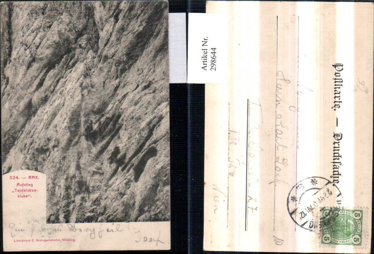 298644,Rax Aufstieg Teufelsbadstube b. Reichenau Bergsteiger