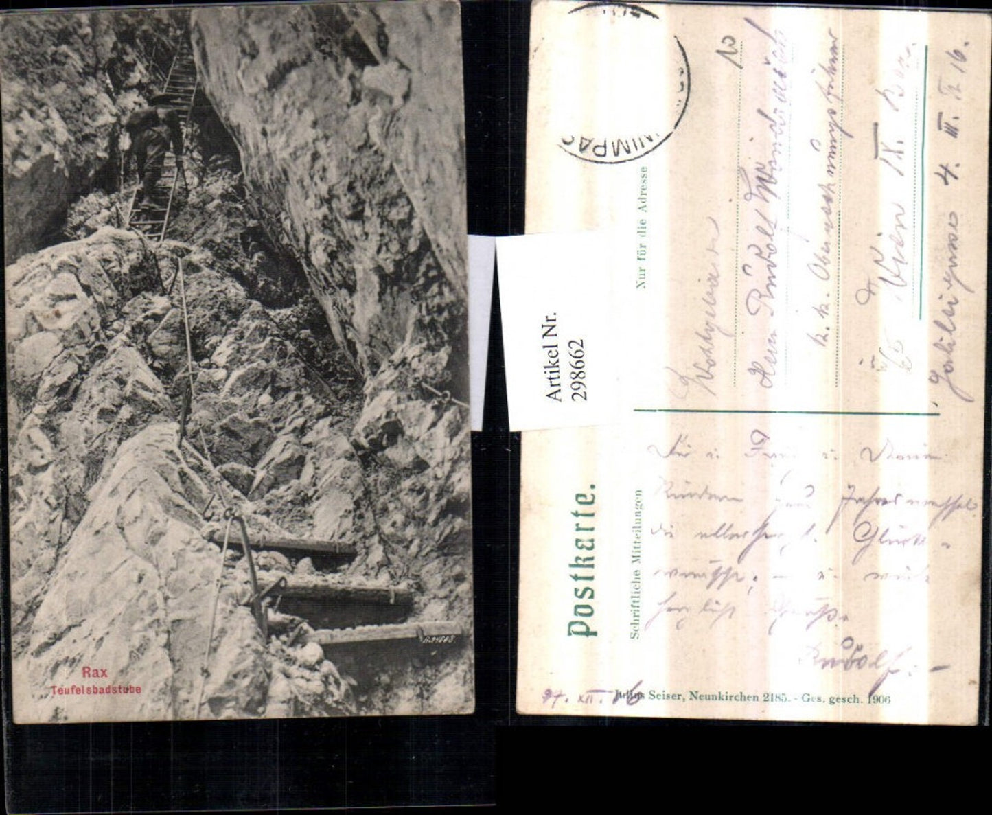 298662, Rax Teufelsbadstube near Reichenau, Mountaineering Leader