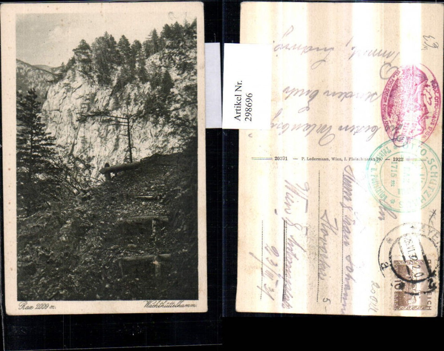 298696, Rax Wachthüttelkamm area near Reichenau