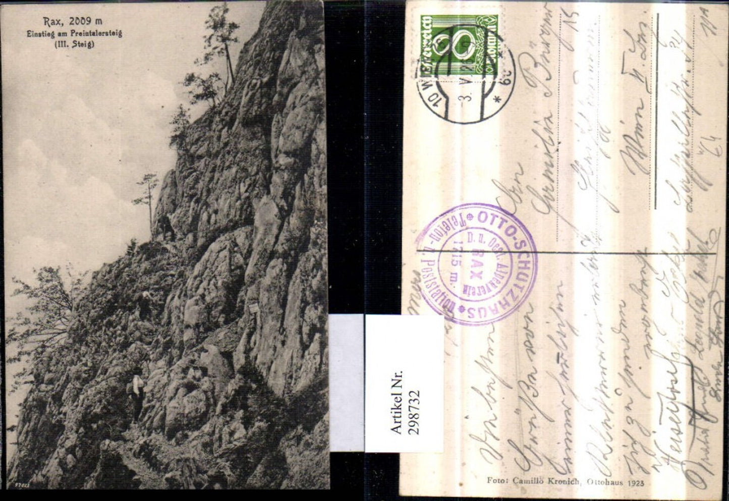 298732,Rax Einstieg am Preintalersteig b. Prein Bergsteiger