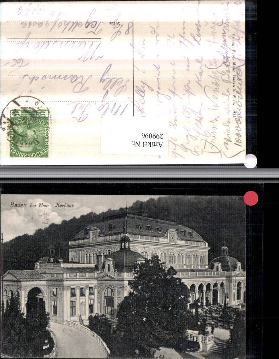 299096,Baden b. Wien Kurhaus