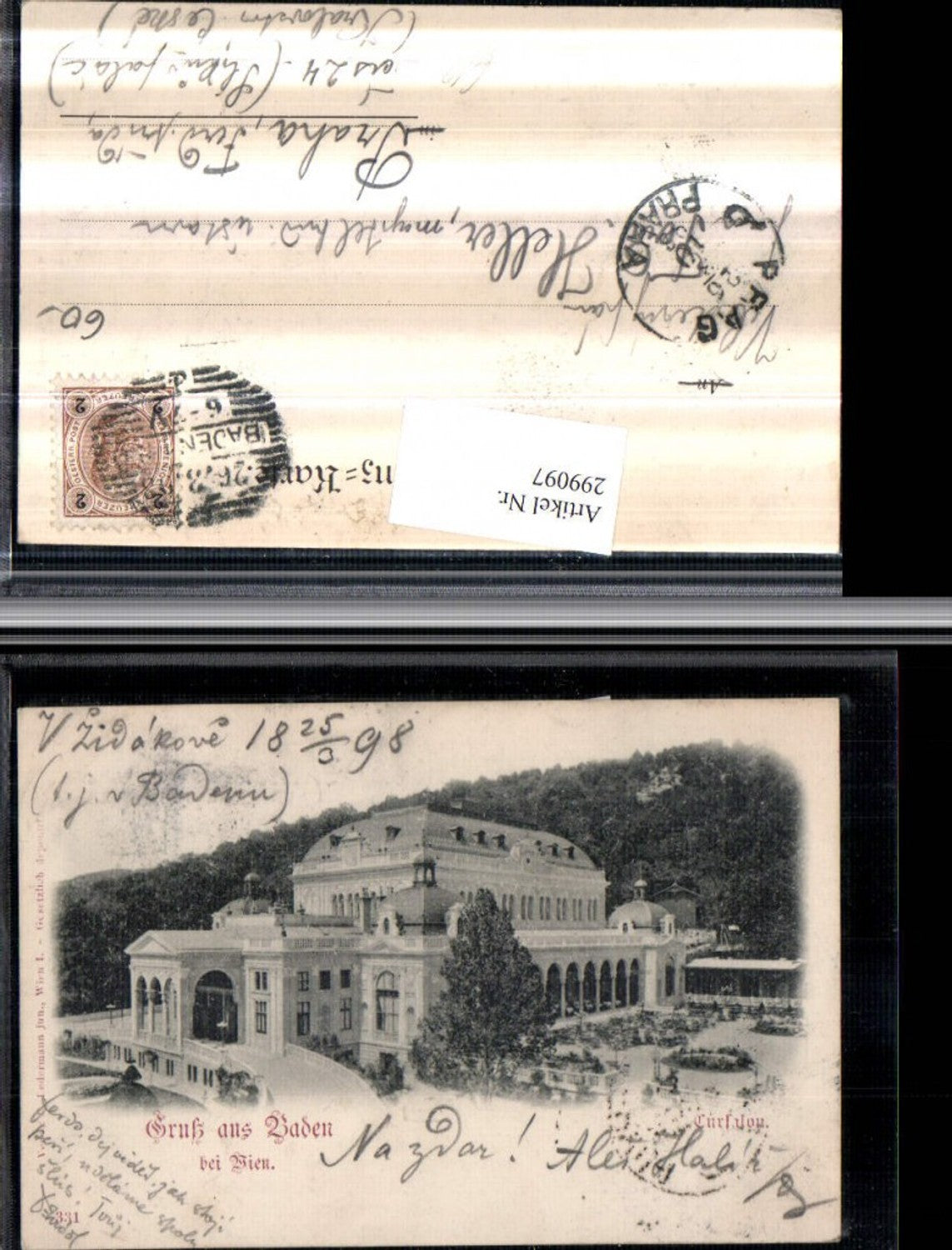 299097,Gruß aus Baden b. Wien Kurhaus