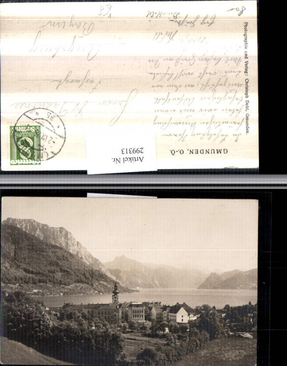 299313,Gmunden Teilansicht Bergkulisse pub Foto Christoph Dobl