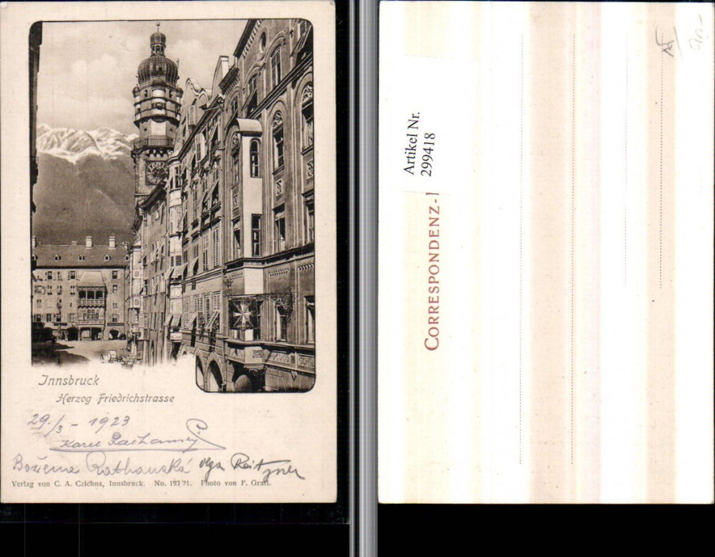 Alte Ansichtskarte – Old Postcard