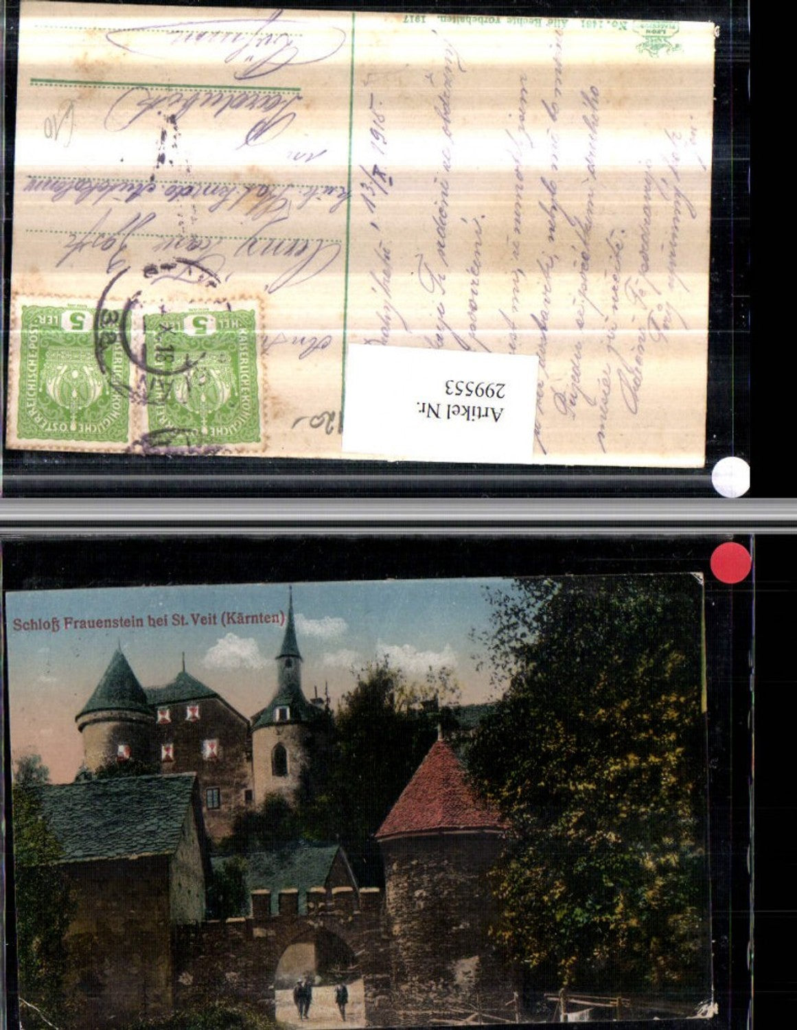 299553,Sankt Veit an der Glan Schloss Frauenstein Motiv Türme