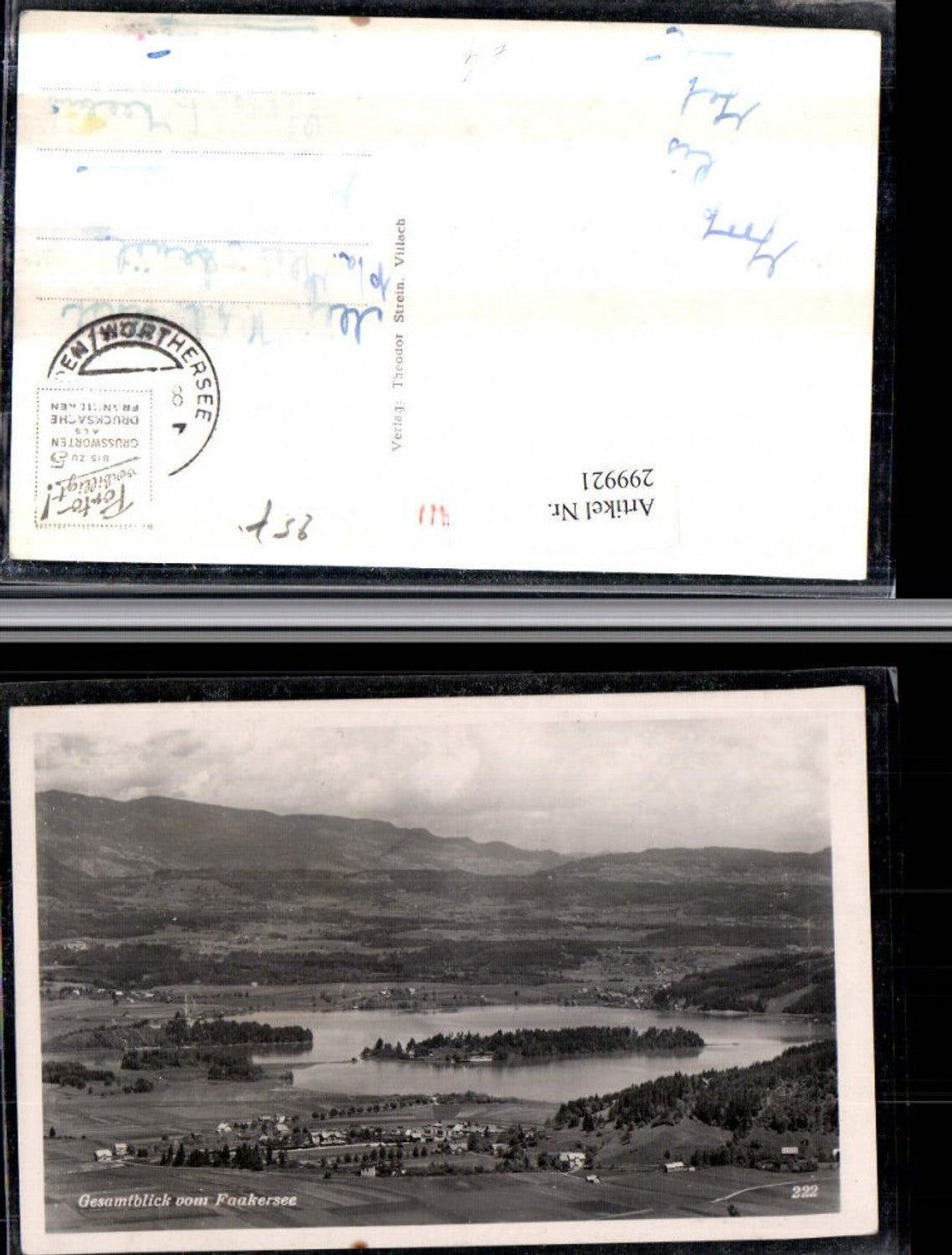299921,Faakersee See Totale b. Faak