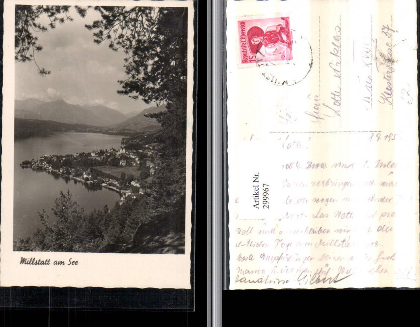 299967,Millstatt am See Totale Bergkulisse