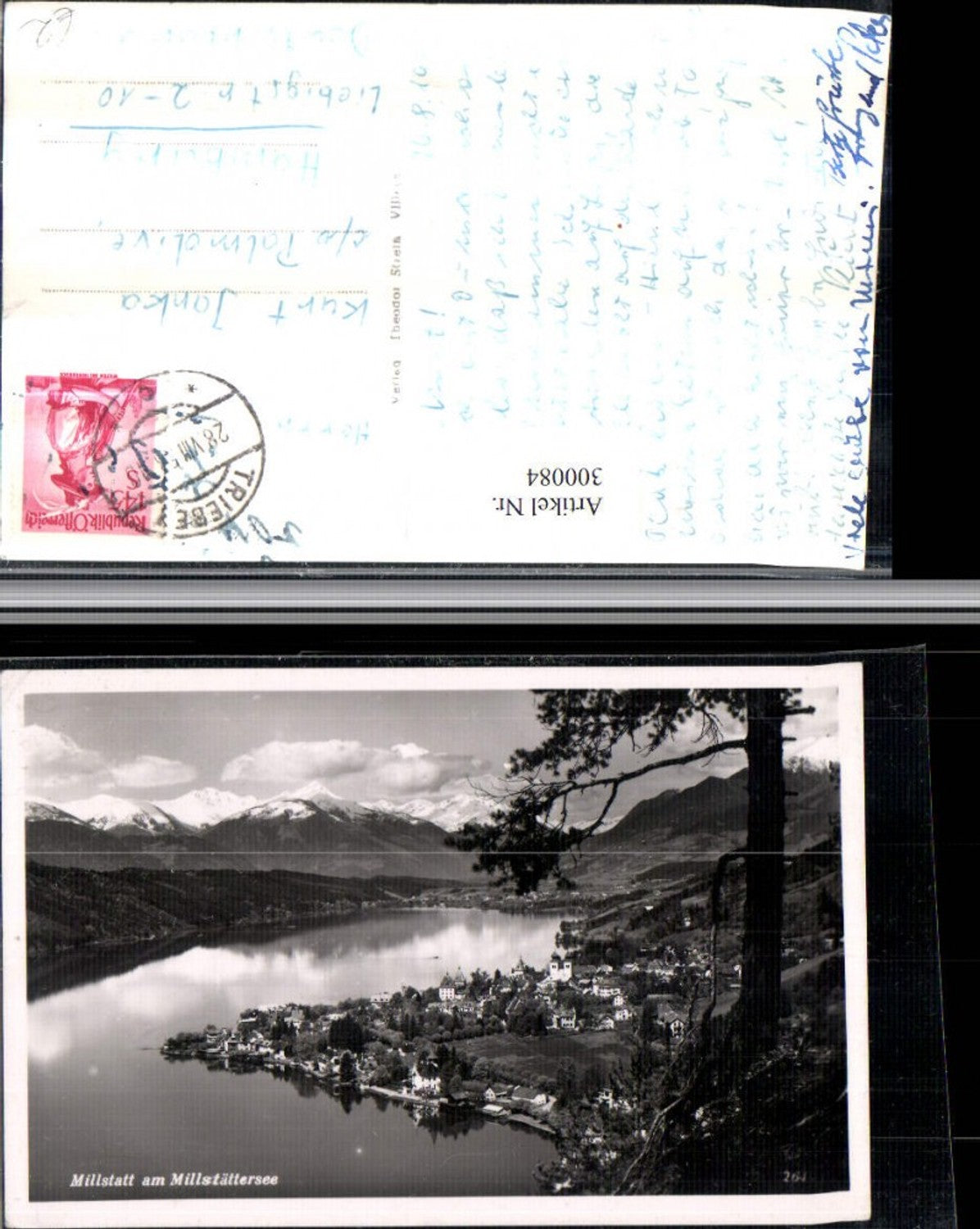 300084,Millstatt am Millstättersee Totale Bergkulisse