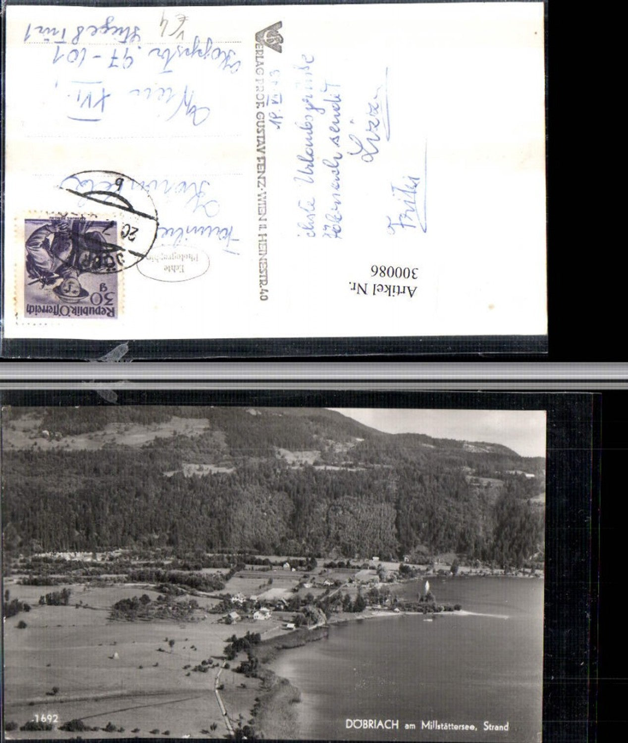 300086,Dörbriach am Millstättersee Totale pub Gustav Fenz 1692