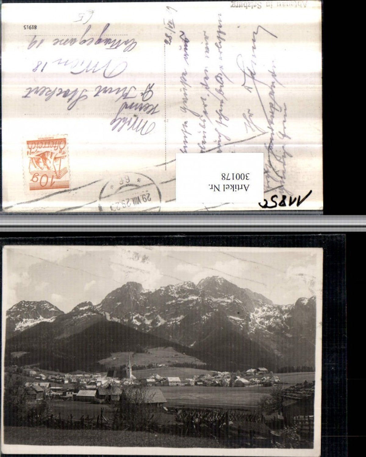 300178,Abtenau Totale Bergkulisse