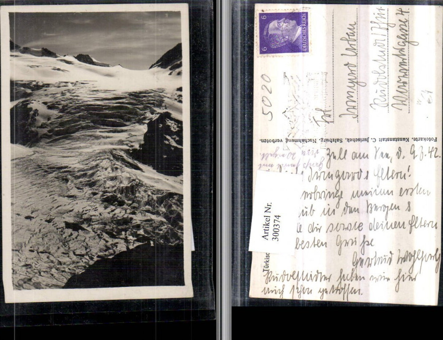 300374,Türkisch-Zeltstadt geg. Krimmlertörl b. Krimml Bergkulisse