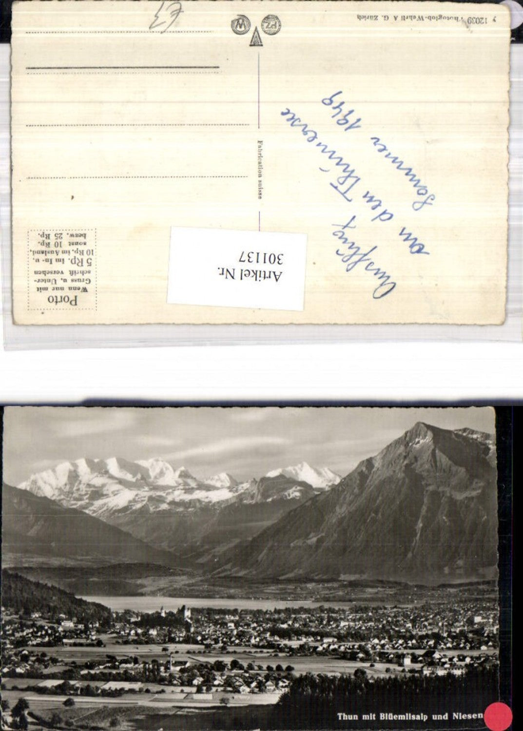 Alte Ansichtskarte – Old Postcard