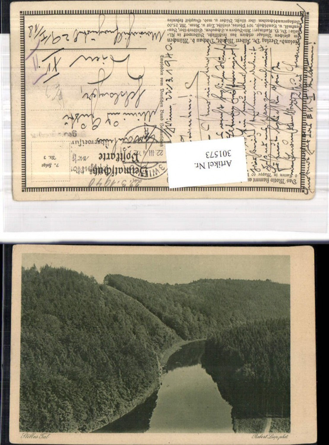 301573,Künstler Ak Robert Liep Stilles Tal Landschaft