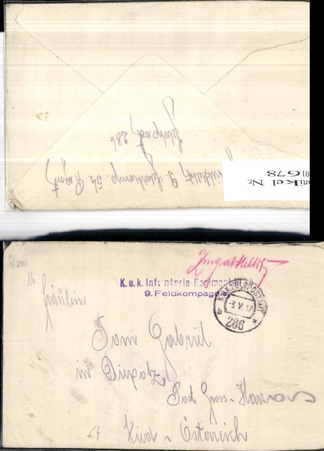 Alte Ansichtskarte – Old Postcard