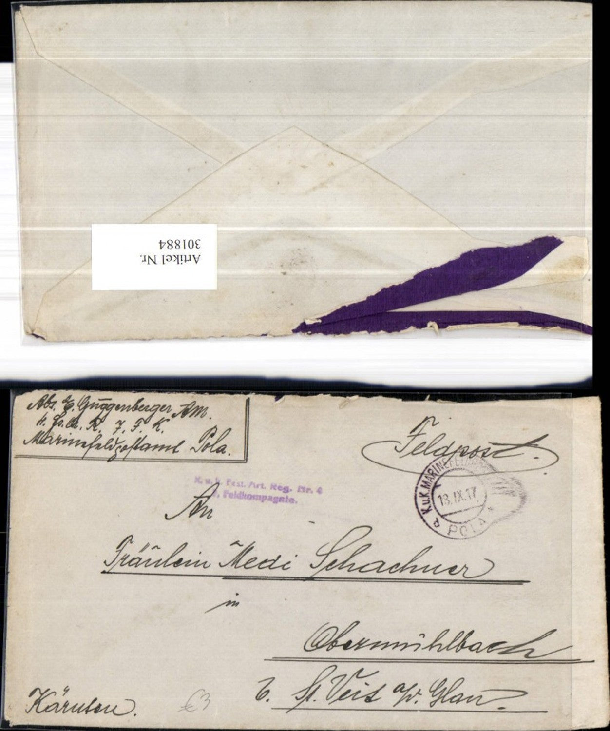 Alte Ansichtskarte – Old Postcard