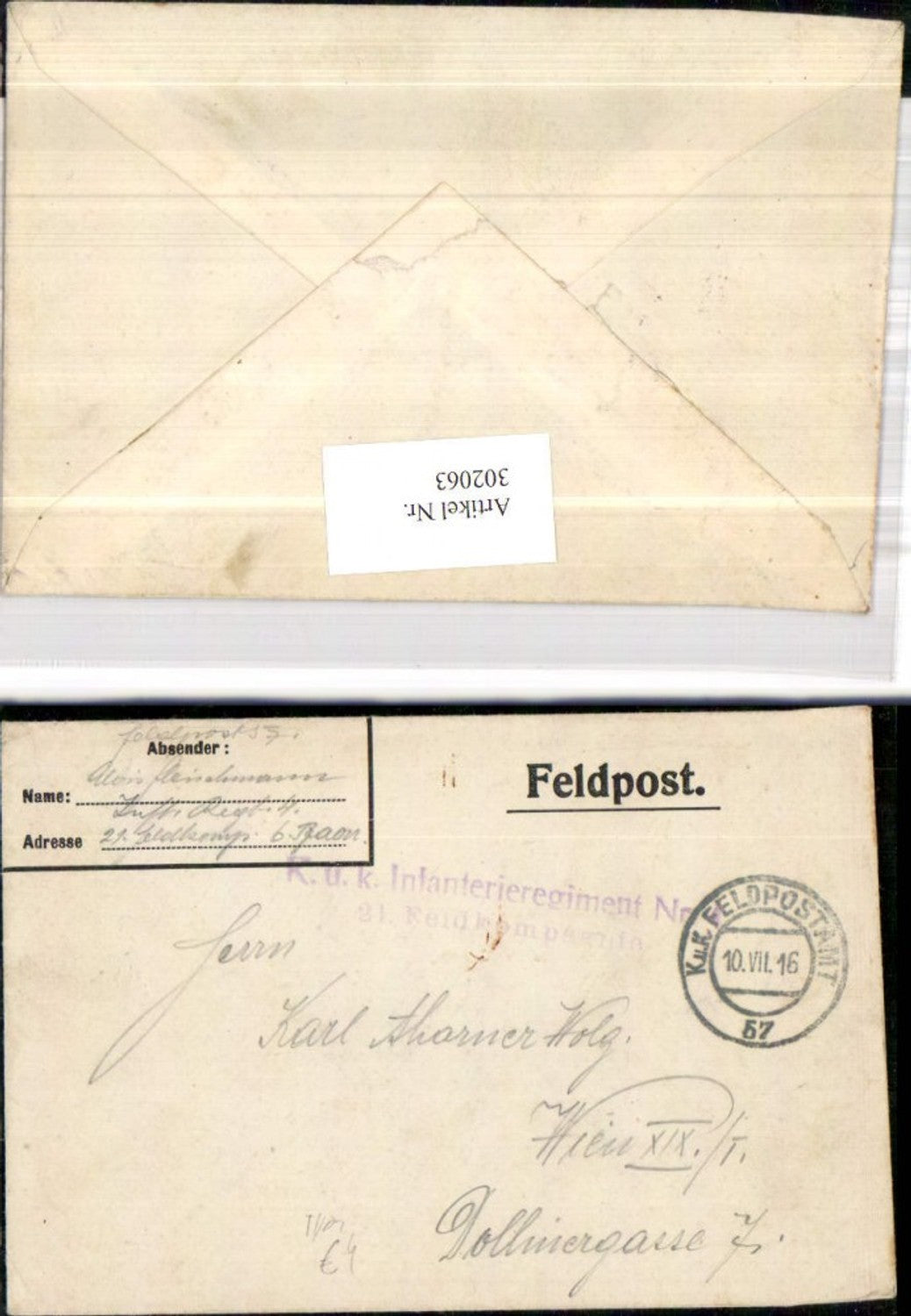 Alte Ansichtskarte – Old Postcard