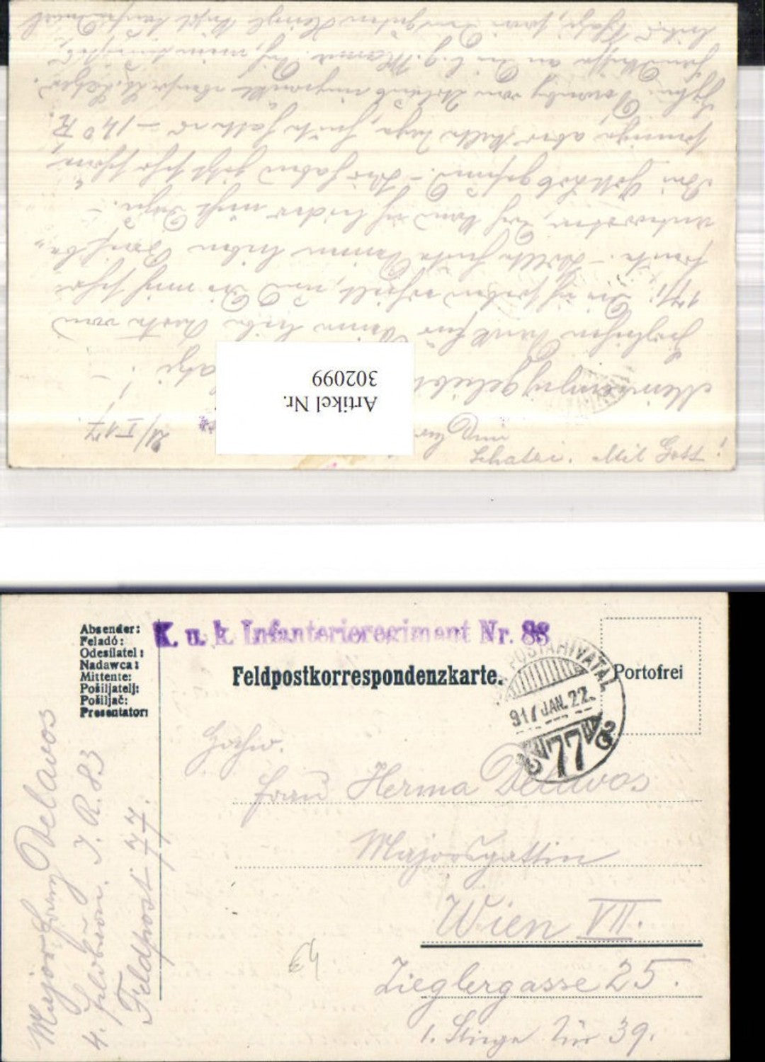 Alte Ansichtskarte – Old Postcard