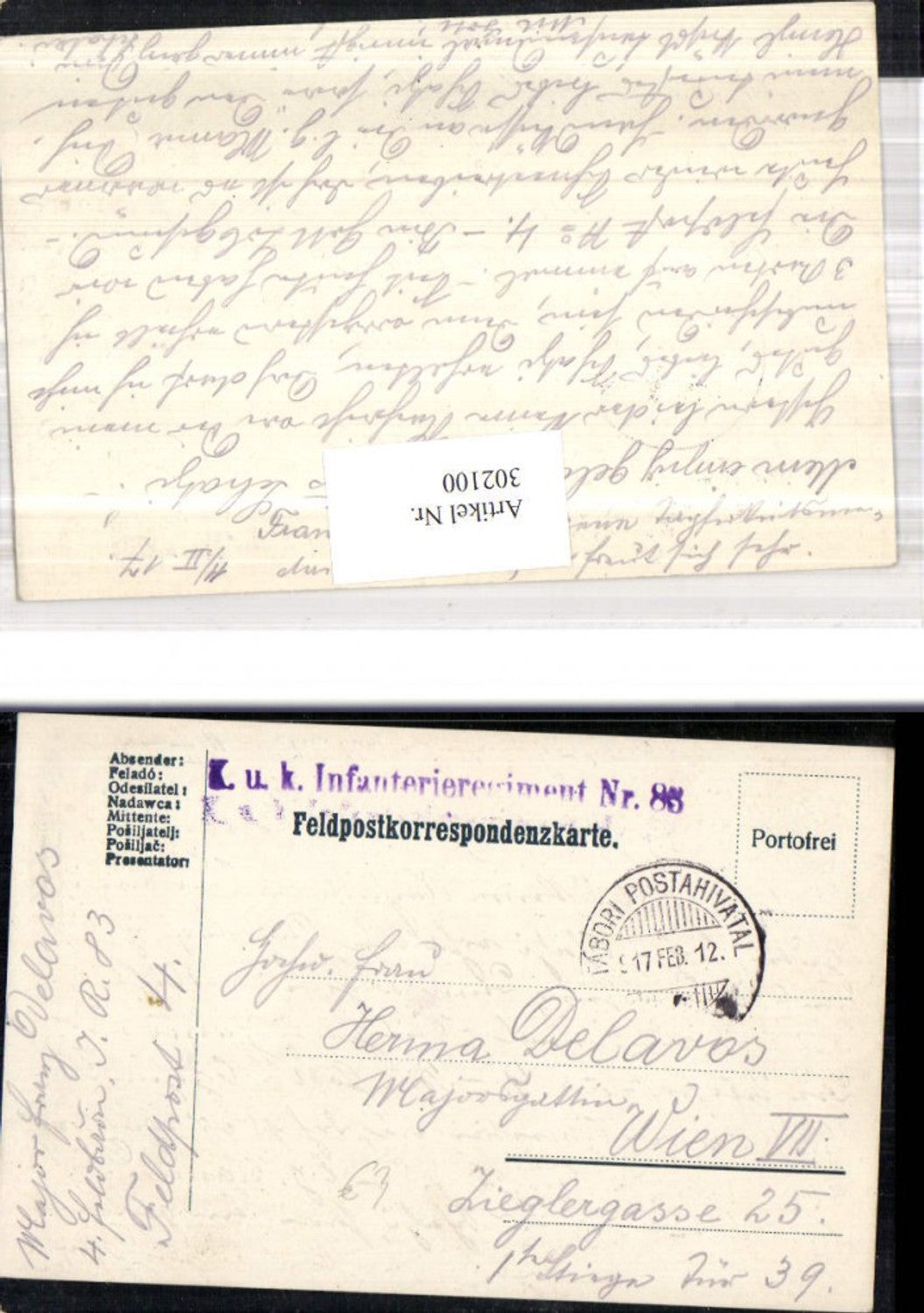 Alte Ansichtskarte – Old Postcard