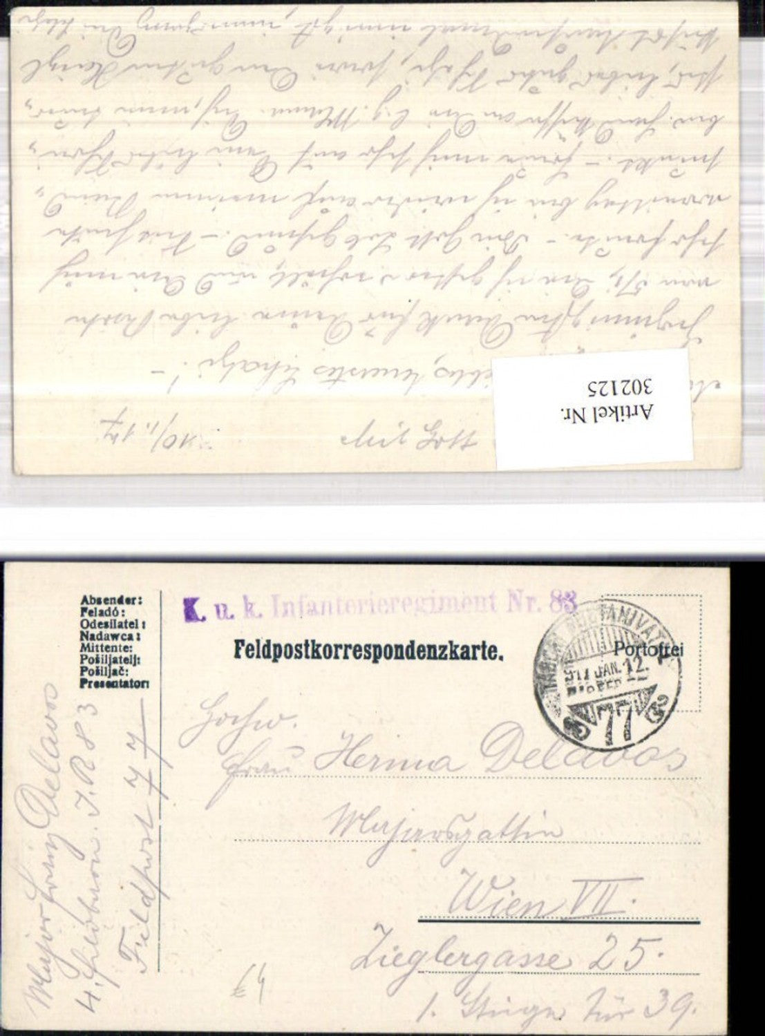Alte Ansichtskarte – Old Postcard