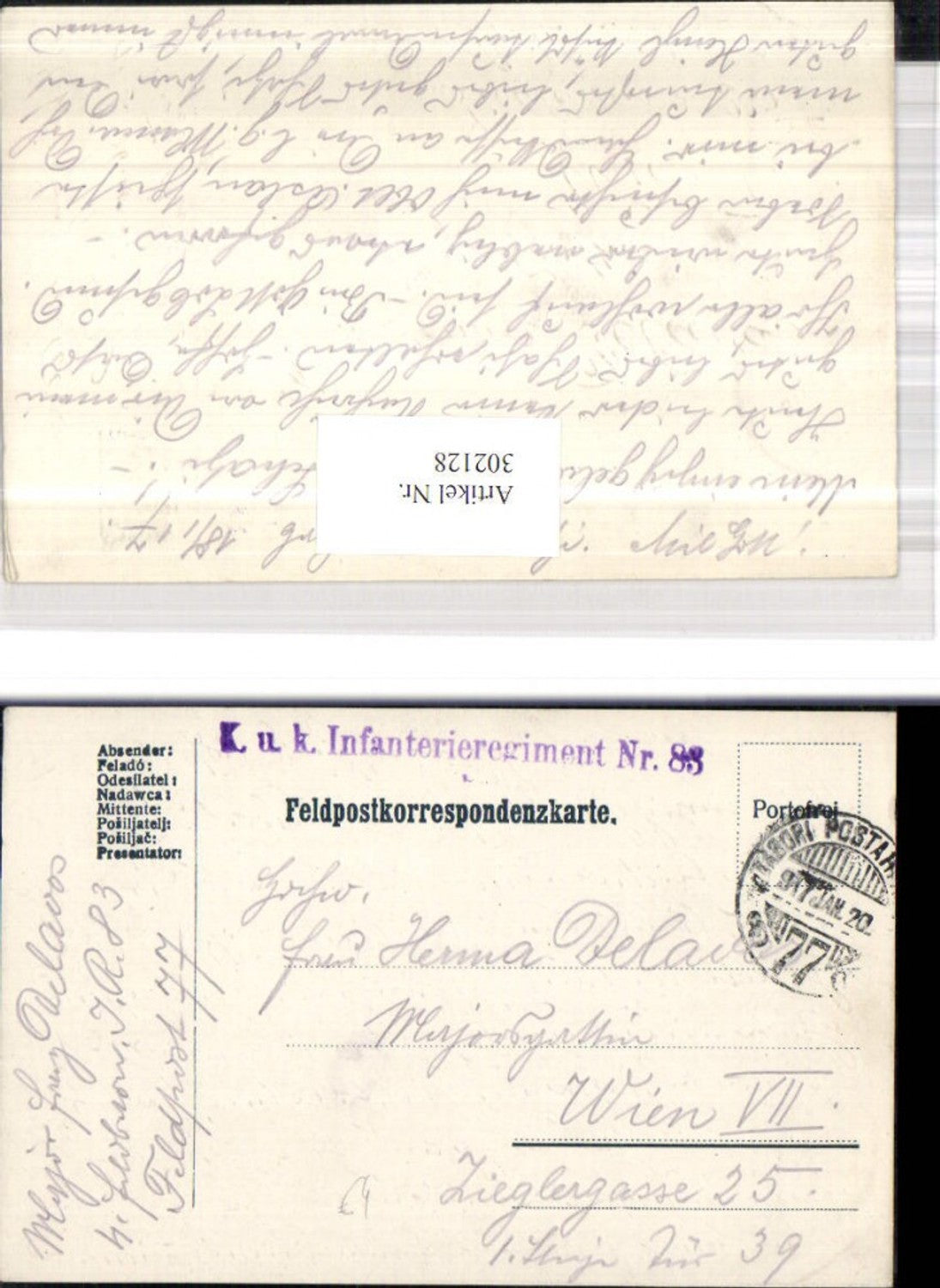 Alte Ansichtskarte – Old Postcard