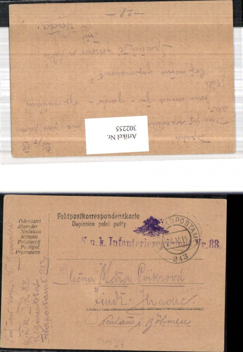 Alte Ansichtskarte – Old Postcard