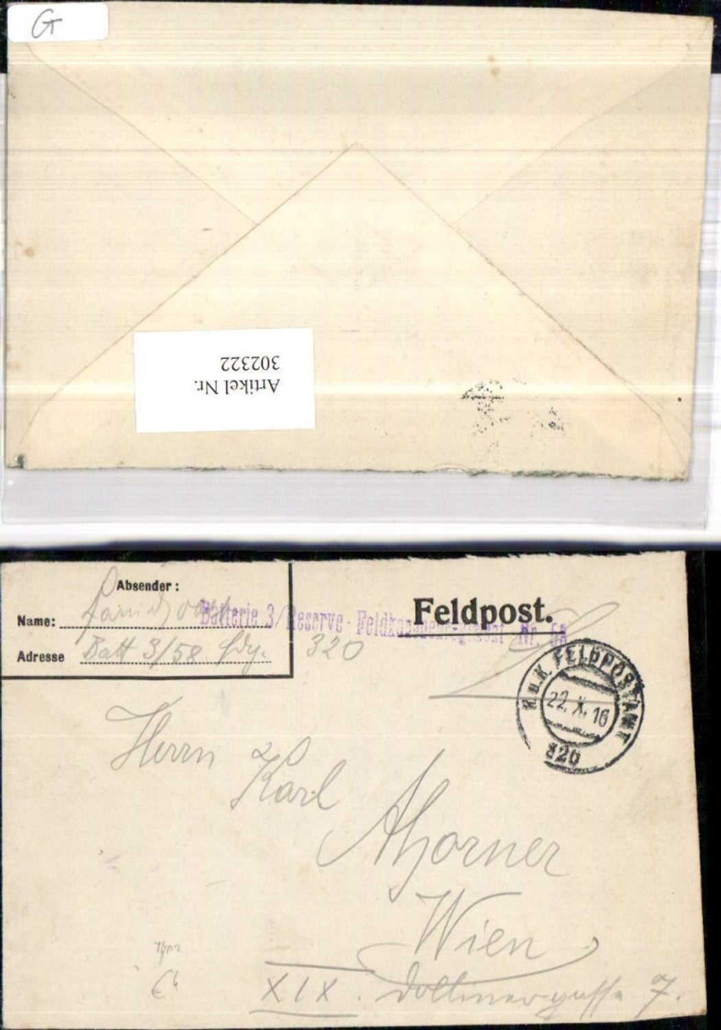 Alte Ansichtskarte – Old Postcard
