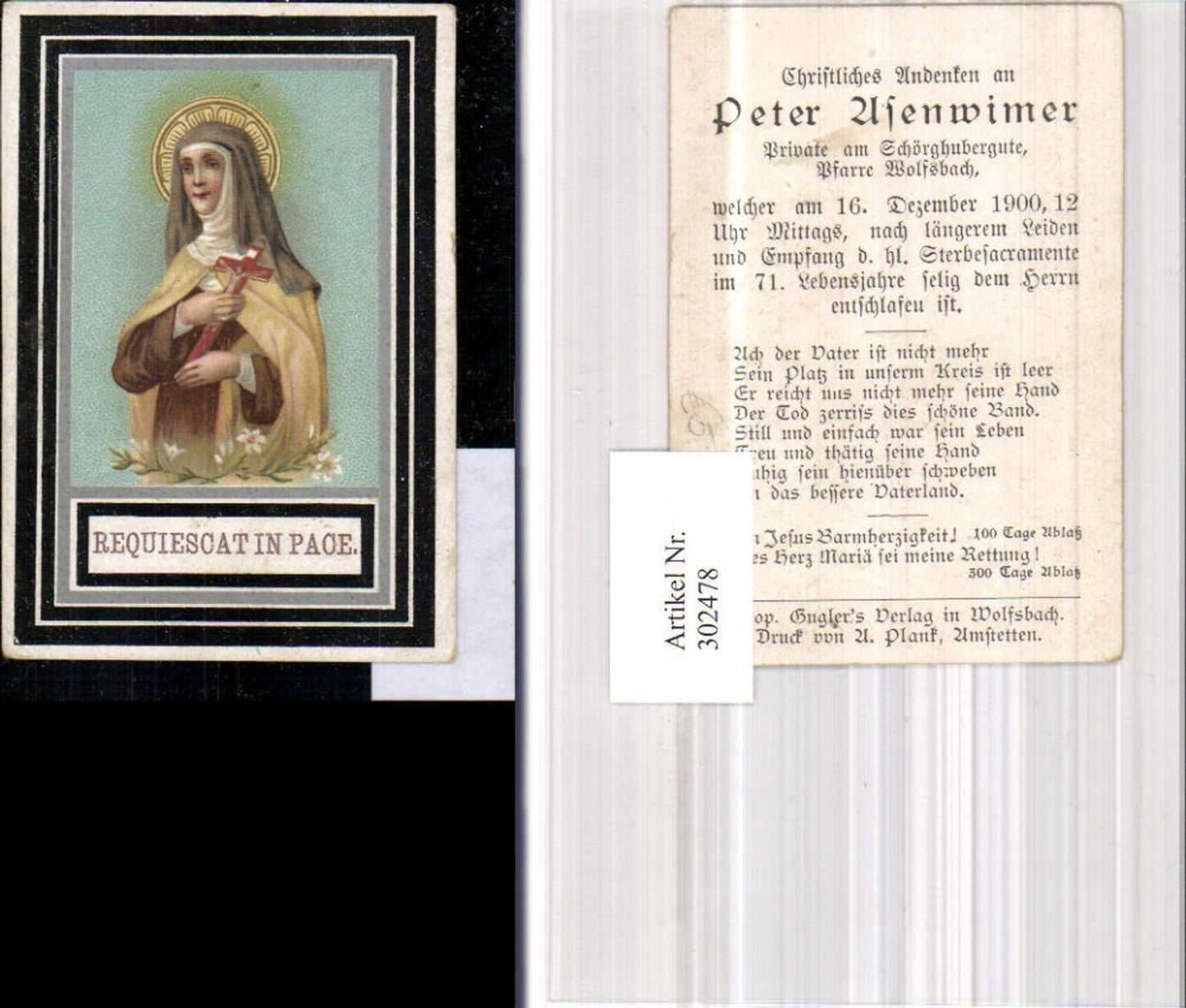 Alte Ansichtskarte – Old Postcard