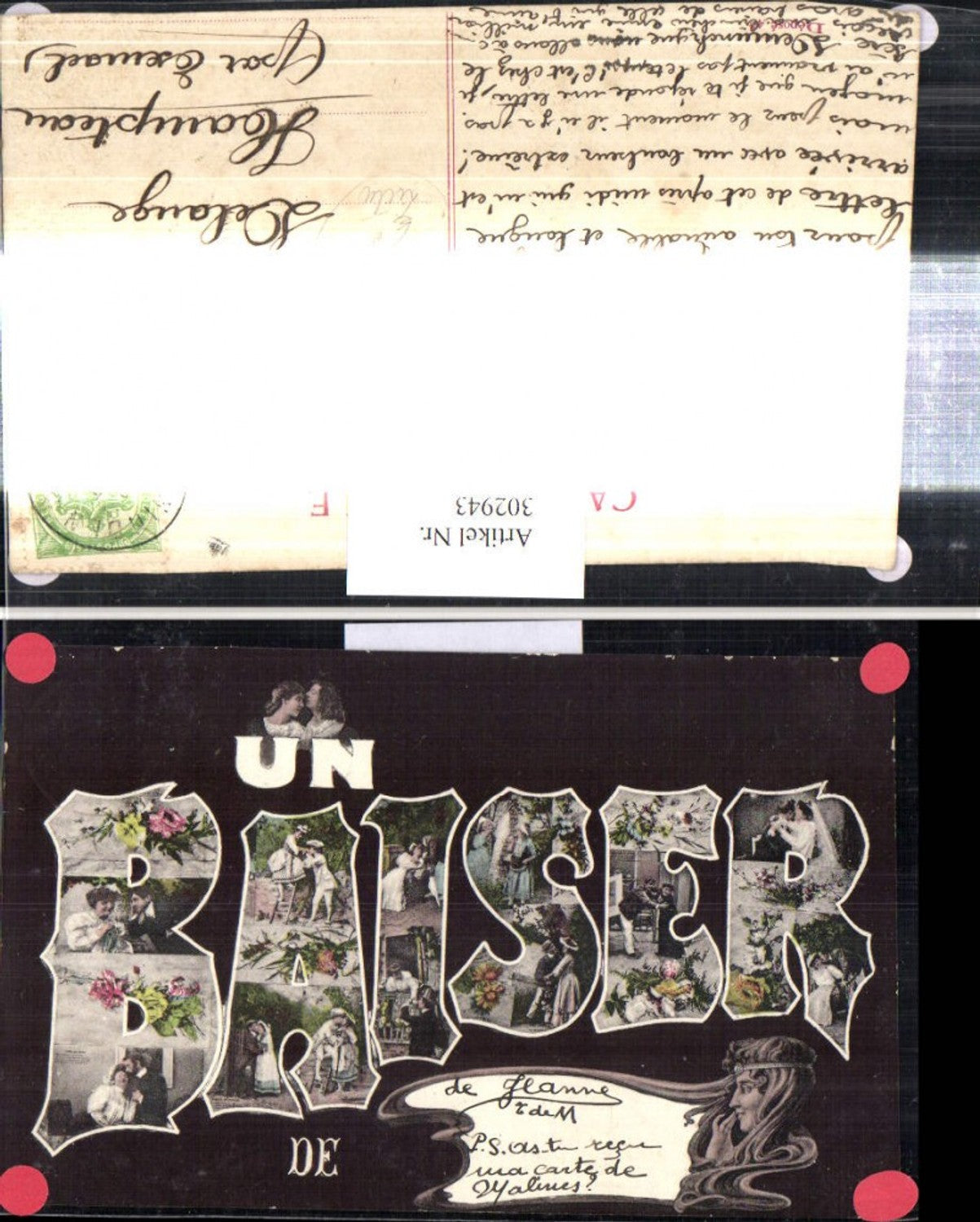 302943,Jugendstil Liebe Un Baiser de Paar Kuss Umarmung