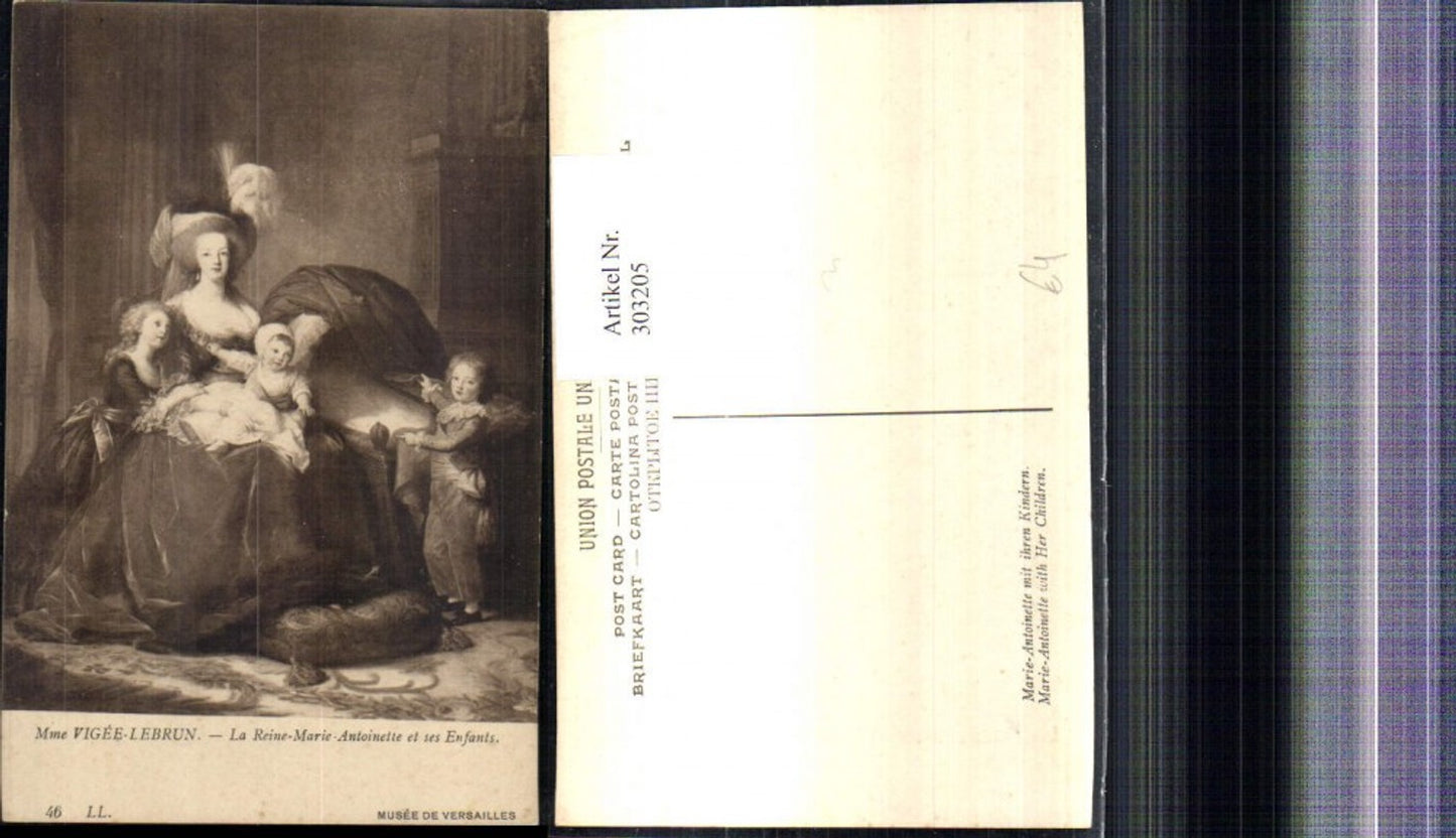 303205,Künstler Ak Mme Vigee-Lebrun Marie Antoinette mit ihren Kindern Adel