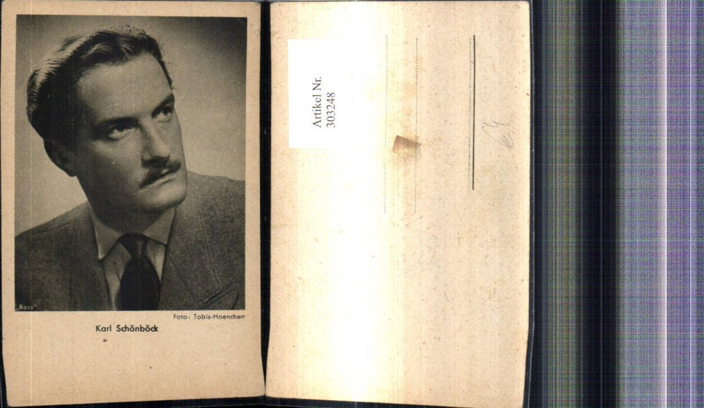 303248,Karl Schönböck Schauspieler pub Ross