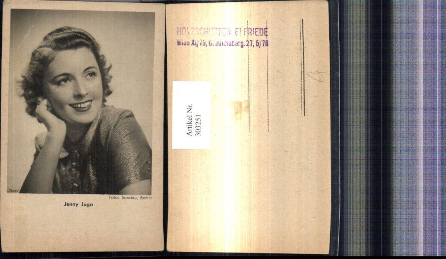 303251,Jenny Jugo Schauspielerin pub Ross