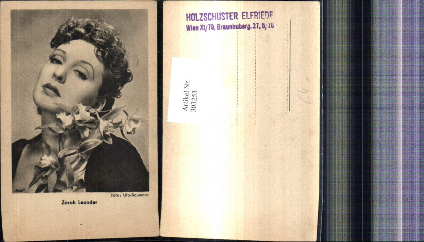 303253,Zarah Leander Schauspielerin pub Ross