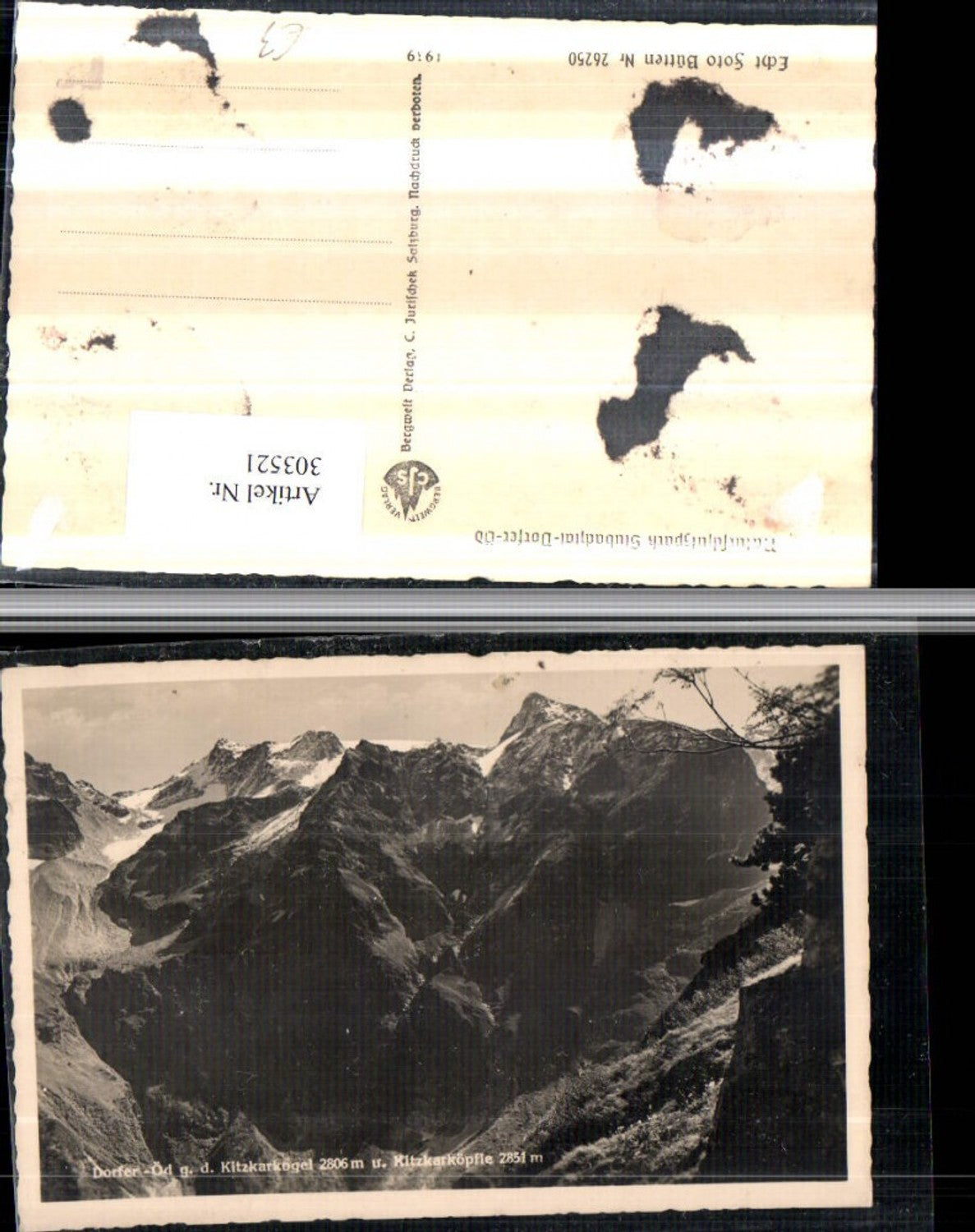 303521,Dorfer-Öd geg. Kitzkarkogel u. Kitzkarköpfe Bergkulisse b. Uttendorf