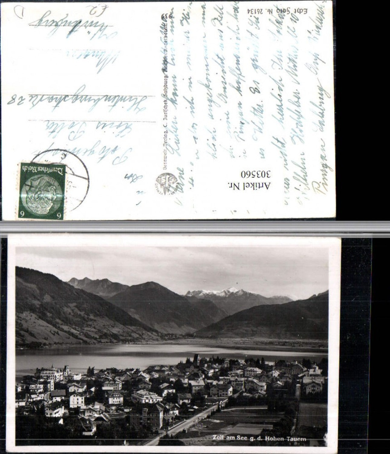 303560,Zell am See Totale geg. Hohe Tauern Bergkulisse