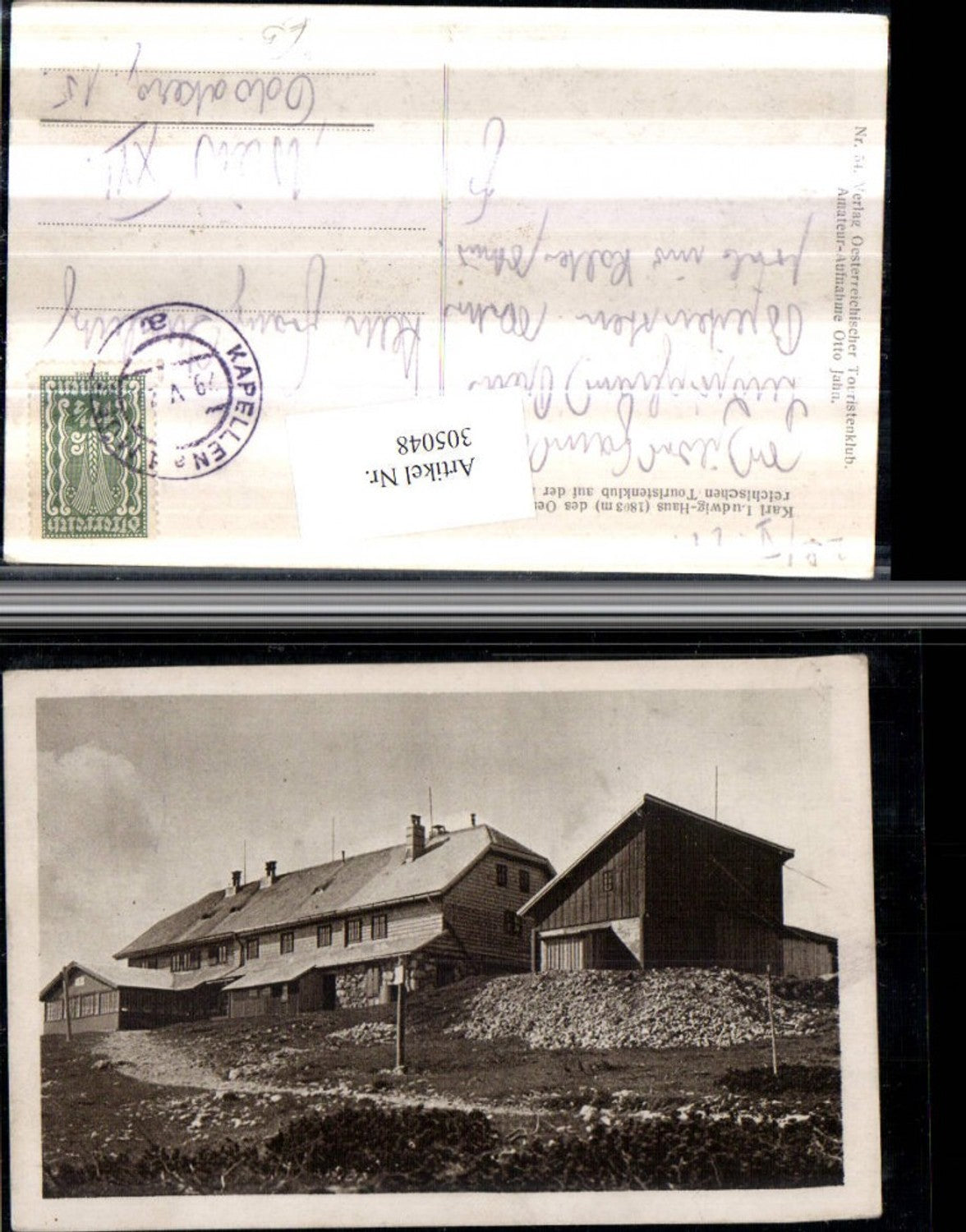 305048,Karl Ludwig-Haus Berghütte auf d. Rax b. Prein