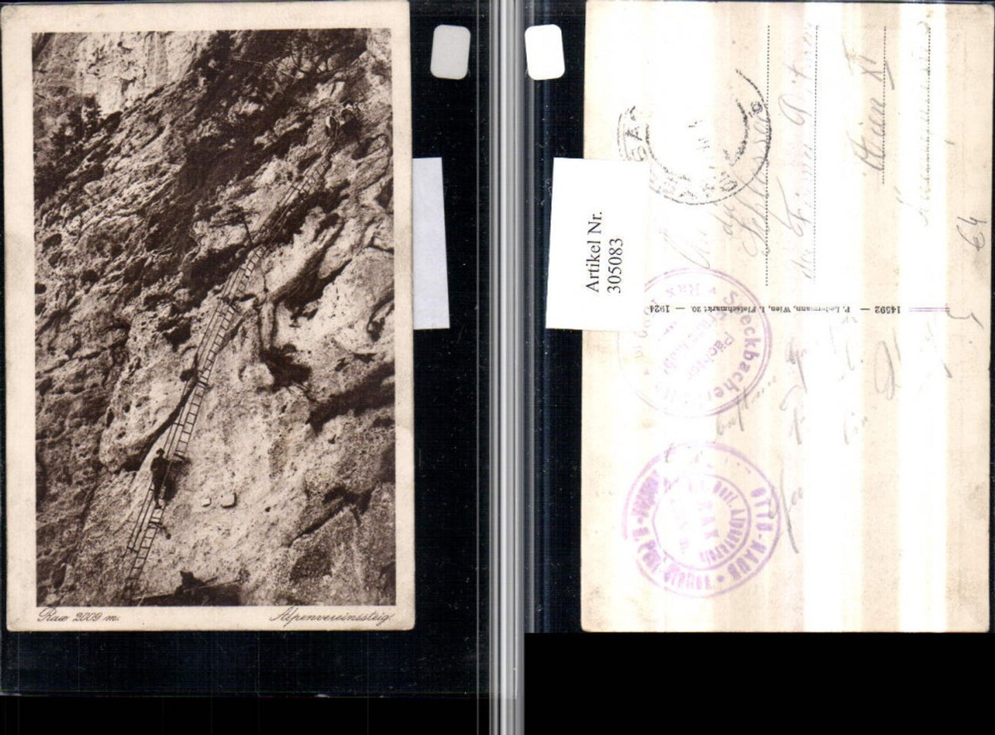 305083,Rax Alpenvereinssteig b. Hirschwang Schwarzau Leiter