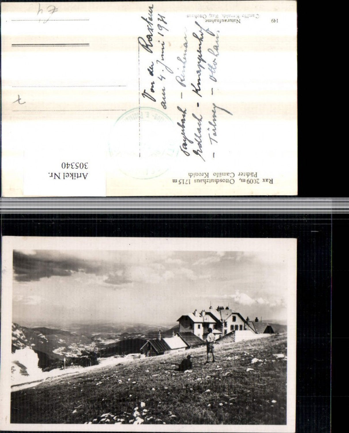 305340, Rax Otto-Schutzhaus mountain hut near Reichenau