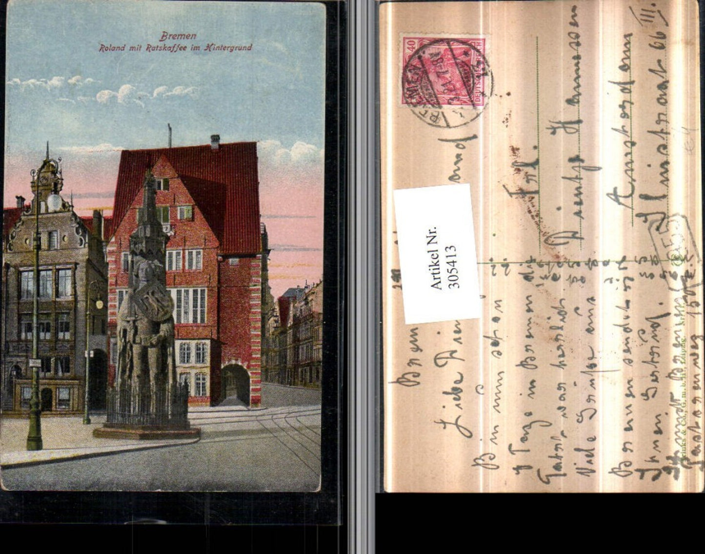 305413,Bremen Roland m. Ratskaffee