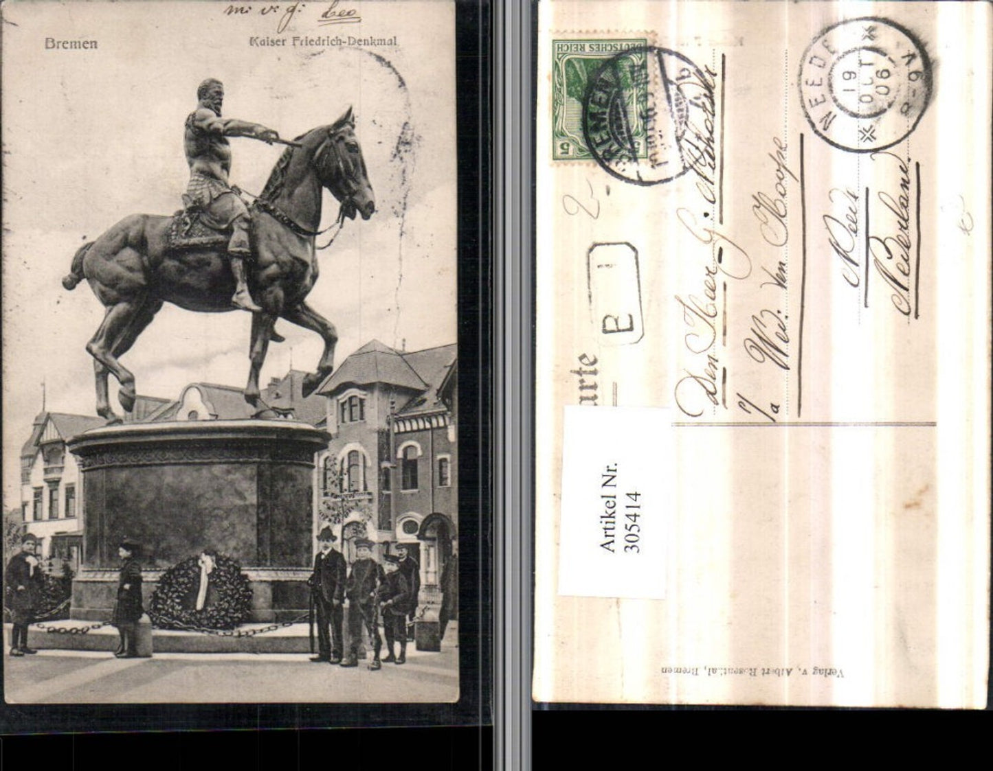 305414,Bremen Kaiser Friedrich-Denkmal