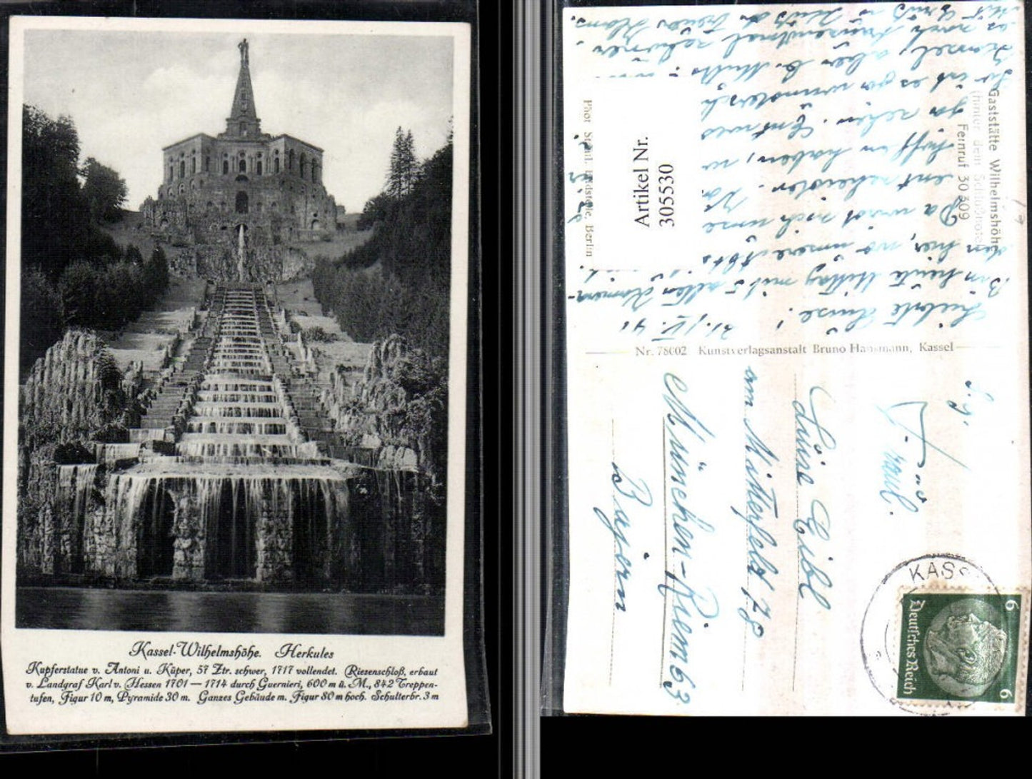 305530,Kassel Wilhelmshöhe Herkules Kaskaden