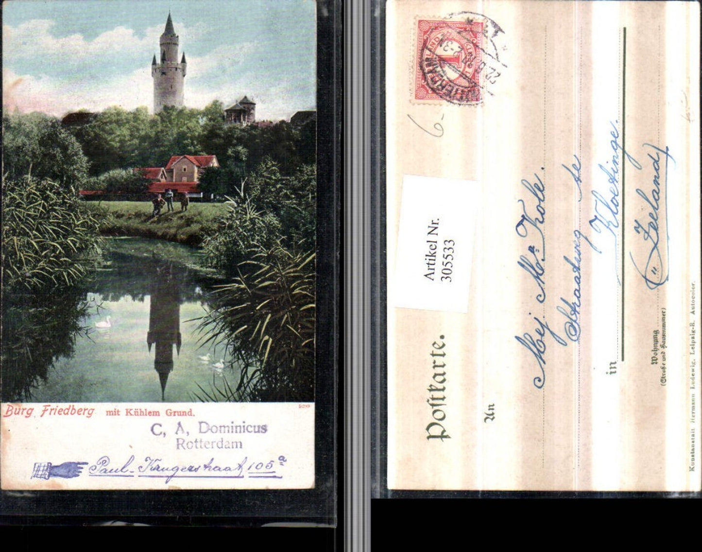 305533,Burg Friedberg Turm m. Kühlem Grund