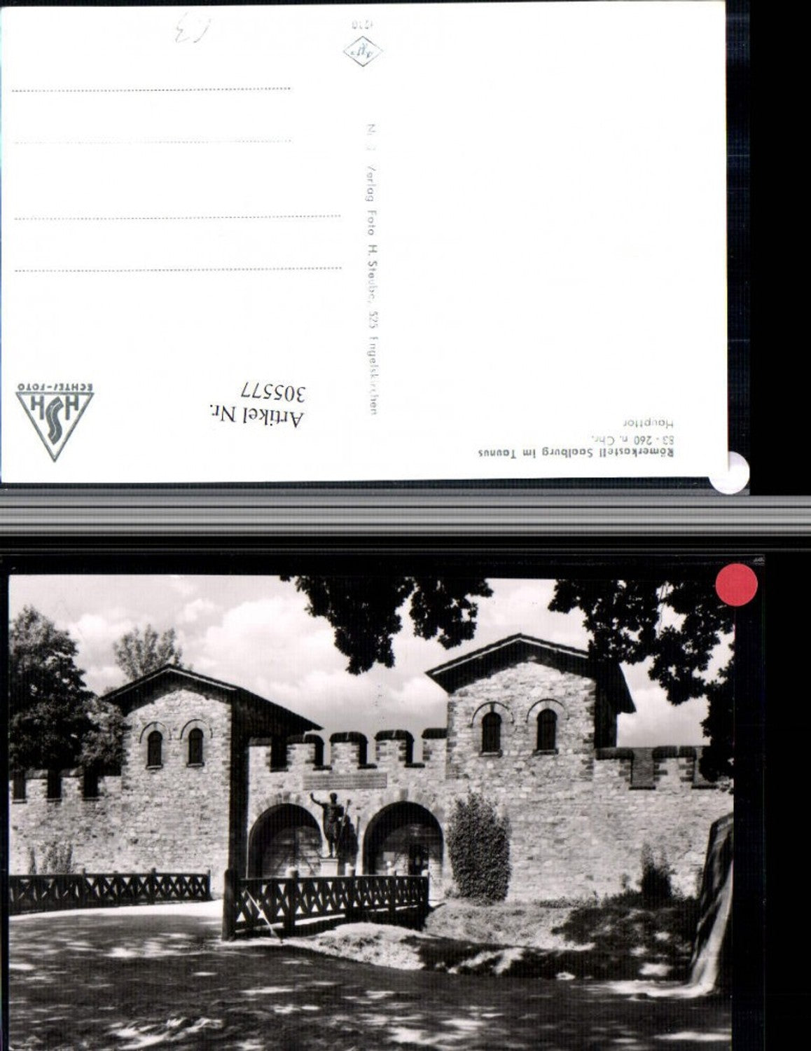 305577,Römerkastell Saalburg im Taunus b. Bad Homburg Haupttor