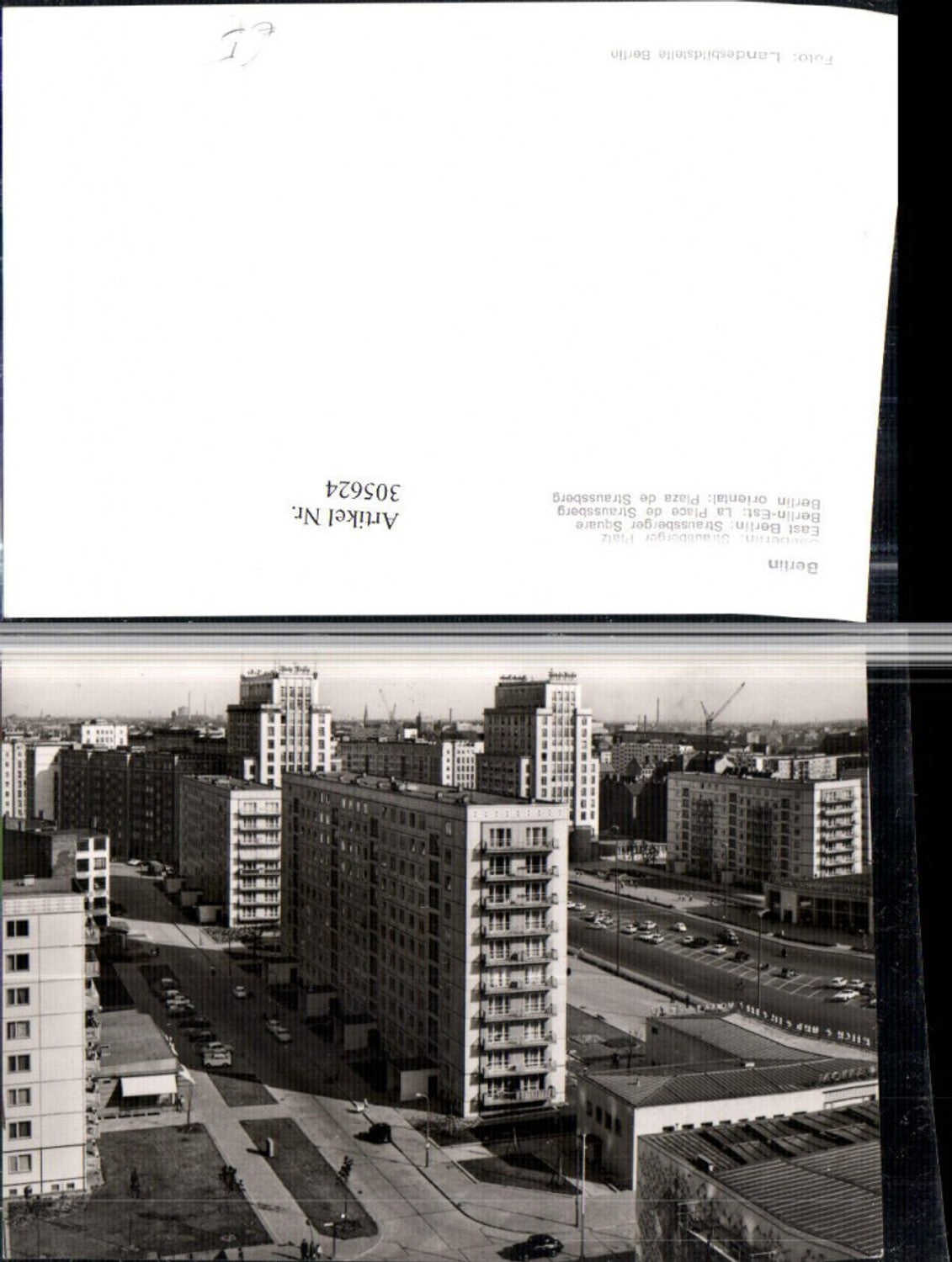 305624,Berlin Straußberger Platz Hochhäuser