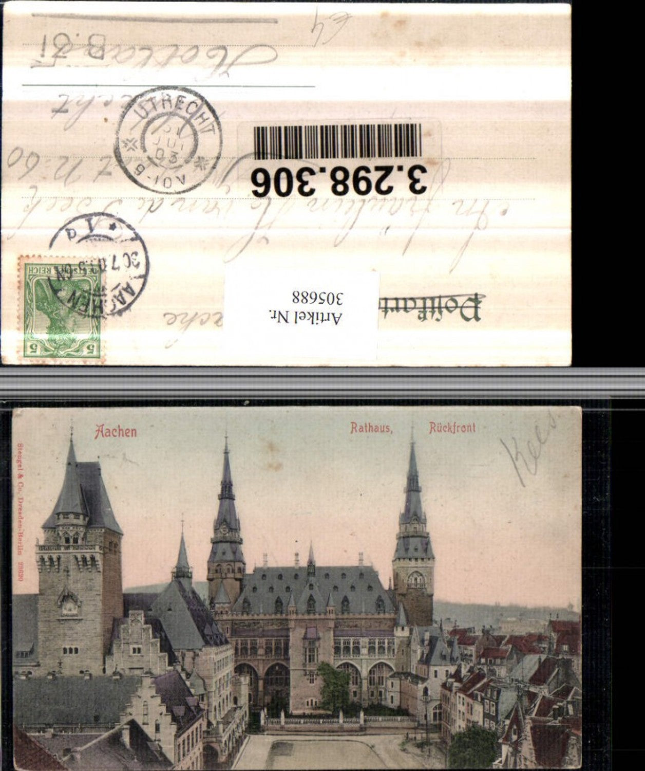 305688,Aachen Rathaus Rückfront pub Stengel & Co 23620
