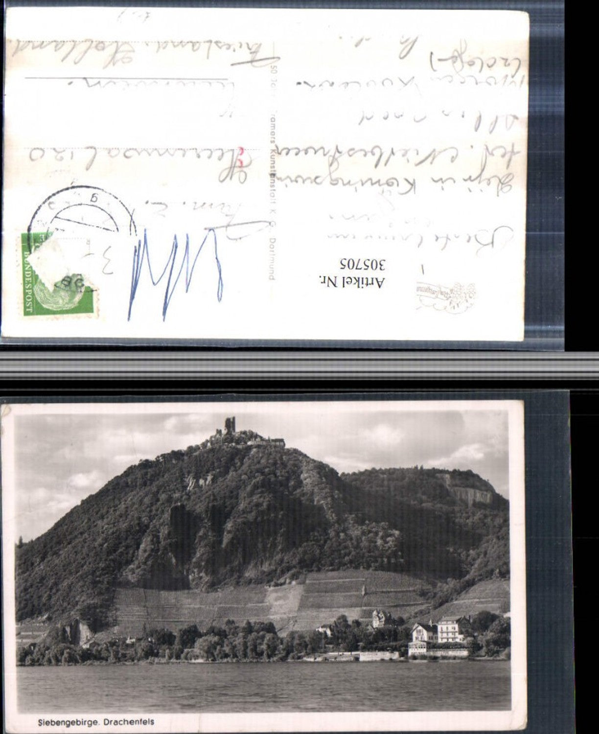 305705,Siebengebirge Drachenfels Burg Ruine b. Königswinter