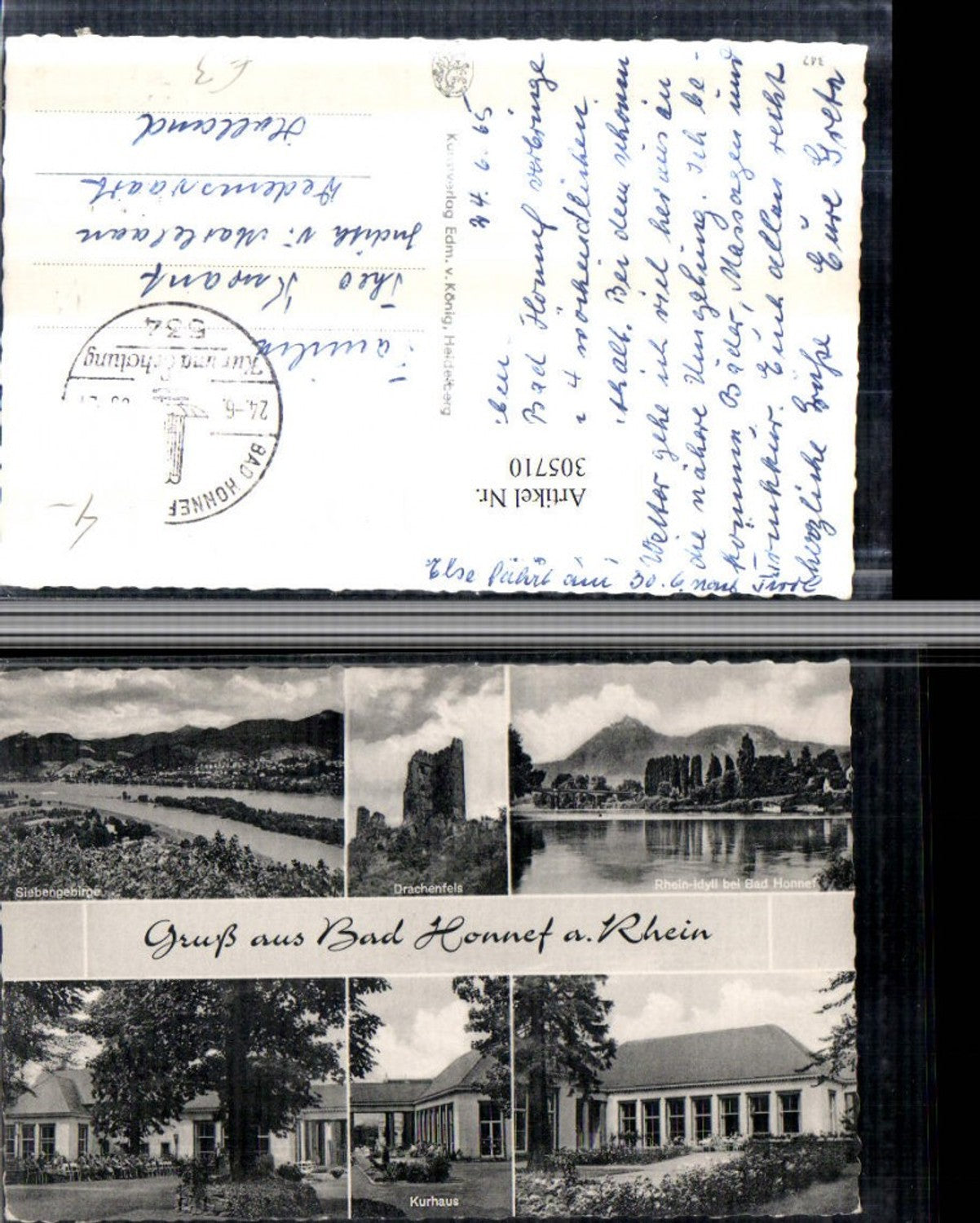 305710,Bad Honnef am Rhein Kurhaus Drachenfels Siebengebirge Mehrbildkarte