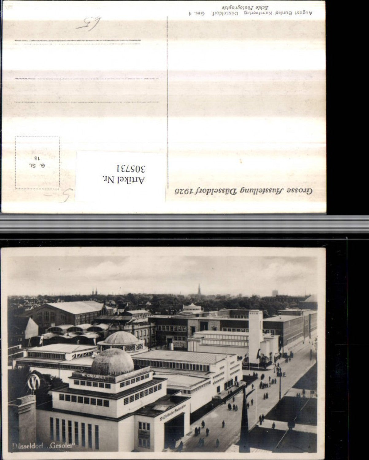 305731,Düsseldorf Gesolei Ausstellungsgebäude