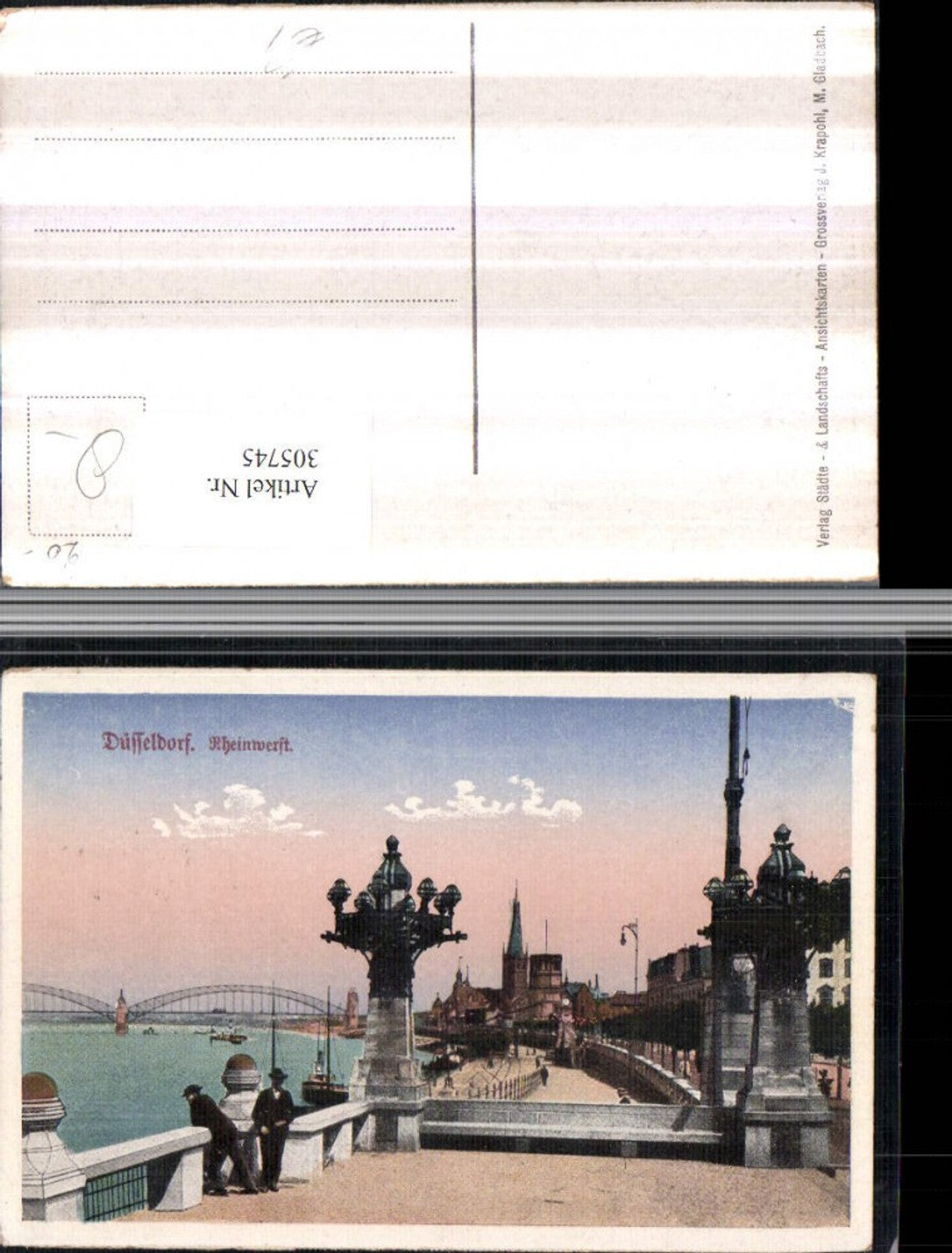 305745,Düsseldorf Rheinwerft Brücke